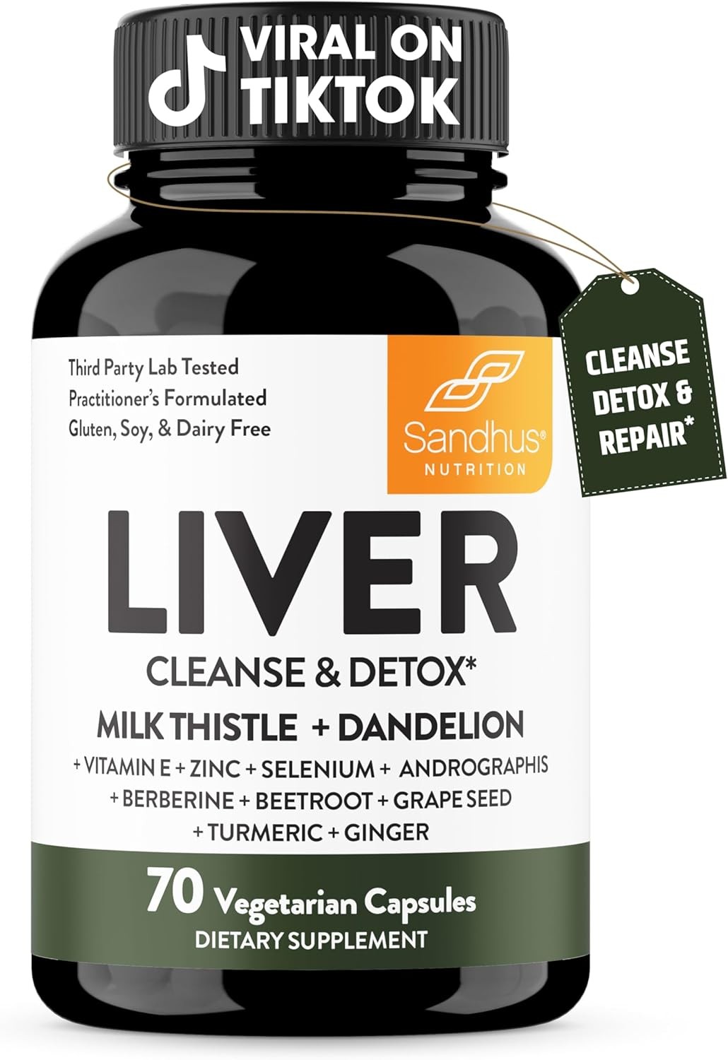 Herbal Supplement - Karaciğer Temizliği Detoks ve Onarım Desteği,