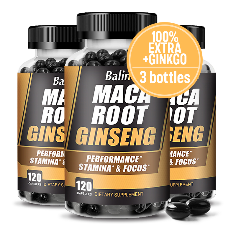 Ginger Tea - Maca Kökü Kapsülleri (siyah maca içeren)