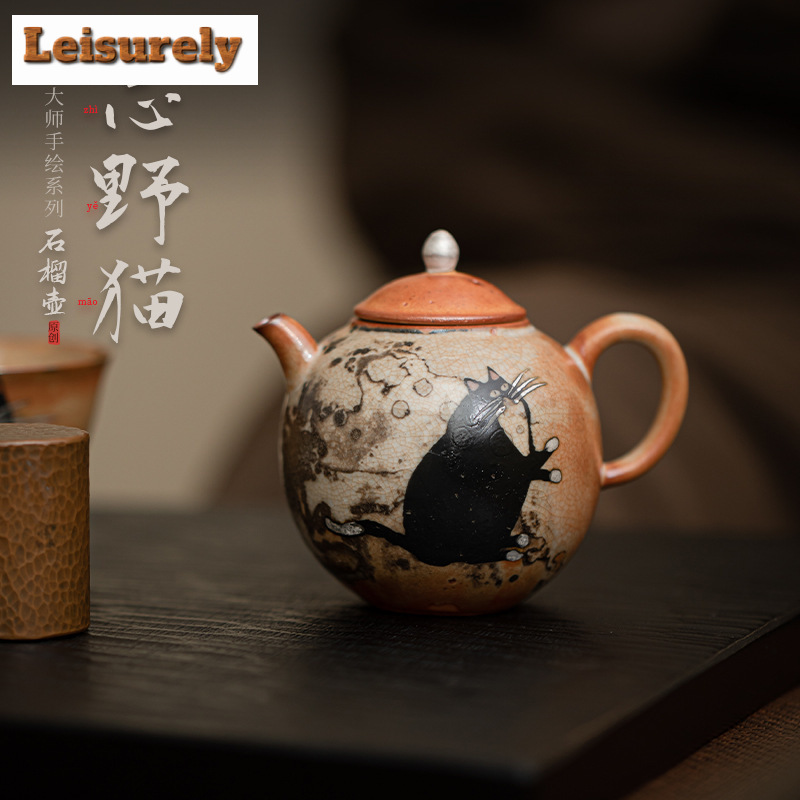 100ml el boyalı kedi çaydanlık - Chamomile Tea incelemesi ve fiyatı